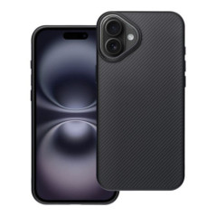 Carbon Elite Mag Cover compatible with MagSafe for IPHONE 16 PLUS black