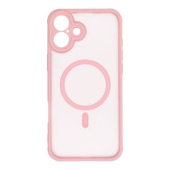 FULL MATTE MAG COVER case compatible with MagSafe for IPHONE 12 Pro Max jasny r├│┼╝owy