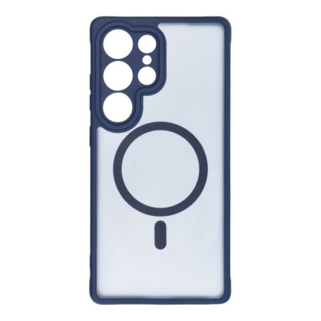 FULL MATTE MAG COVER case compatible with MagSafe for SAMSUNG S25 Plus blue