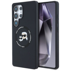 KARL LAGERFELD case for SAMSUNG S25 Ultra KLHMS25LSKCHTCK (Magnetic Silicone Double Heads) black