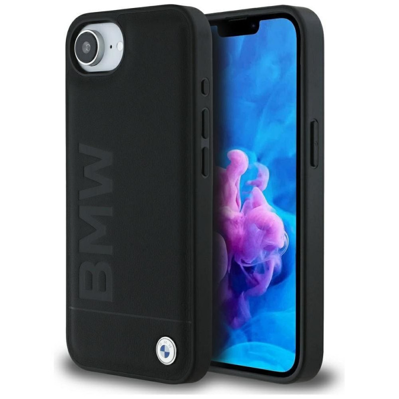BMW case for IPHONE 16e (SE 4 2025) BMHCPSE4SLLBK (Leather Hot Stamp) black BMW case for IPHONE 16e (SE 4 2025) BMHCPSE4SLLBK (Leather Hot Stamp) black