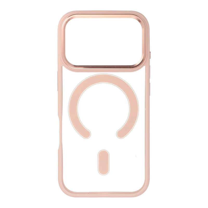 COLOR EDGE MAG COVER case compatible with MagSafe for IPHONE 17 Pro pink