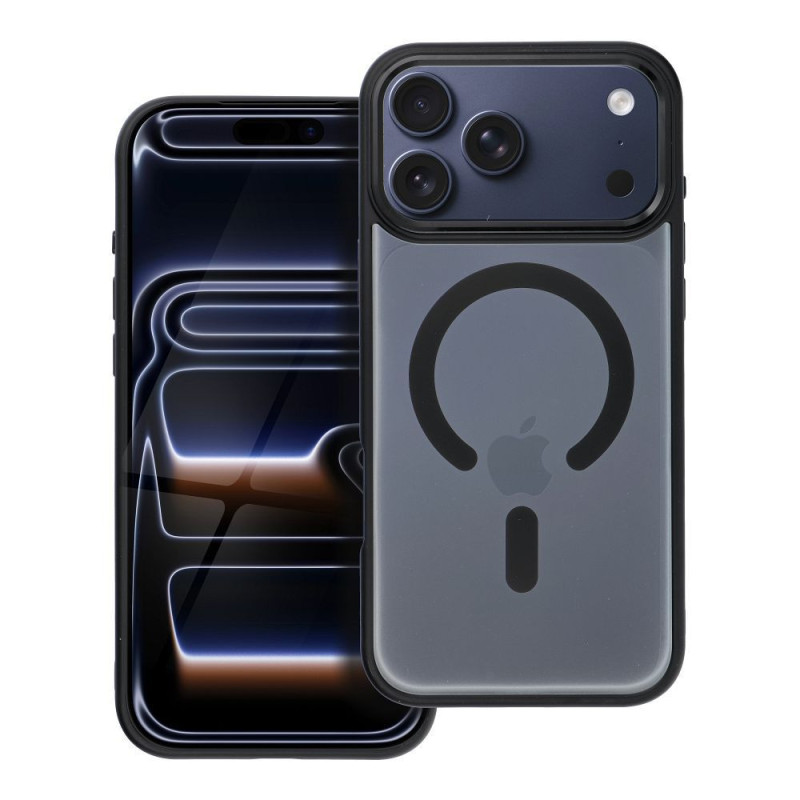 MATTE MAG COVER case compatible with MagSafe for IPHONE 17 Pro Max black