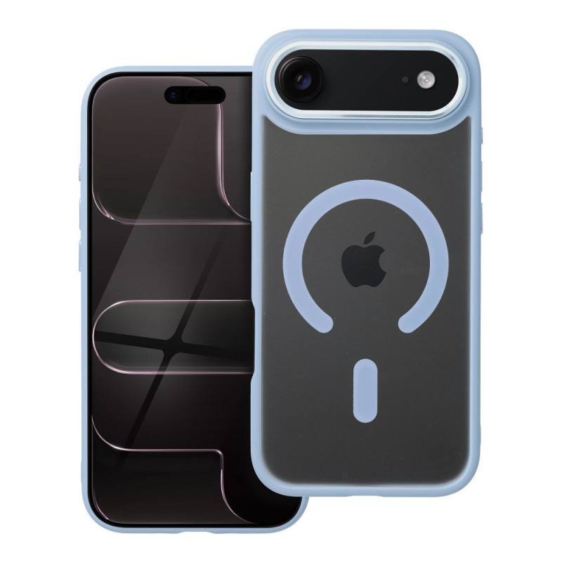 MATTE MAG COVER case compatible with MagSafe for IPHONE 17 Air blue