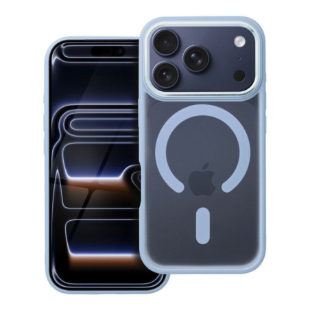 MATTE MAG COVER case compatible with MagSafe for IPHONE 17 Pro blue
