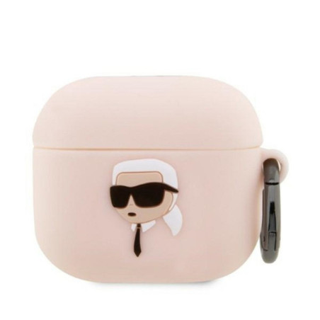 KARL LAGERFELD case for APPLE Airpods Pro KLAPRUNIKP (3D Sil NFT Karl) pink