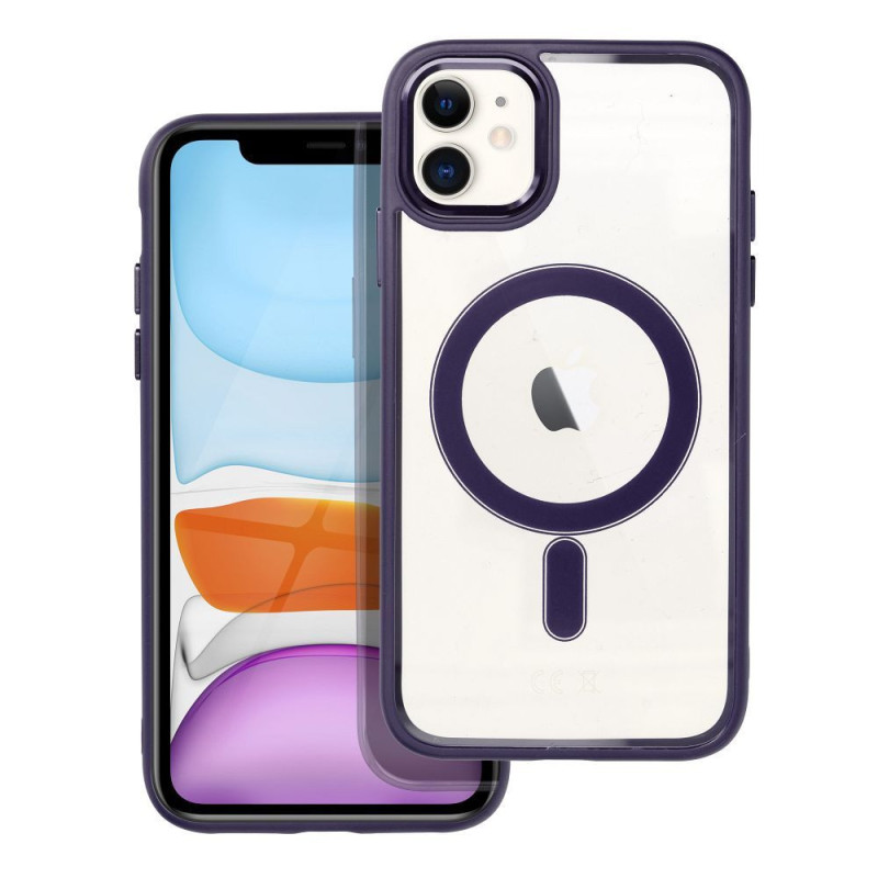 COLOR EDGE MAG COVER case compatible with MagSafe for IPHONE 11 deep purple COLOR EDGE MAG COVER case compatible with MagSafe for IPHONE 11 deep purple