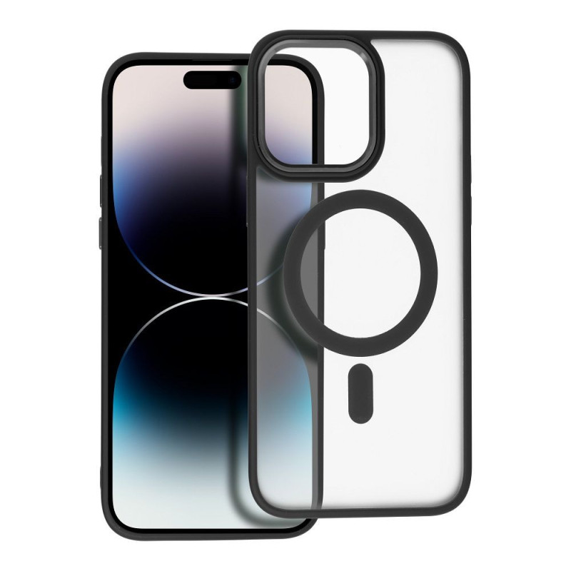 MATTE MAG COVER case compatible with MagSafe for IPHONE 14 Pro Max black