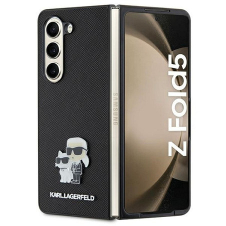 KARL LAGERFELD case for SAMSUNG Z Fold 5 KLHCZFD5SAKCNPK (Saffiano K&C PIN) black