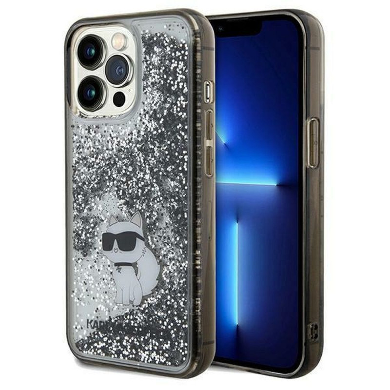 KARL LAGERFELD case for IPHONE 13 Pro KLHCP13LLKCNSK (Liquid Glitter C) transparent KARL LAGERFELD case for IPHONE 13 Pro KLHCP13LLKCNSK (Liquid Glitter C) transparent