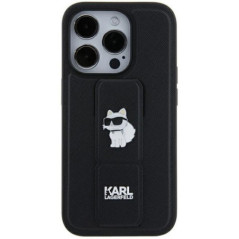 KARL LAGERFELD case for IPHONE 11 KLHCN61GSACHPK (Gripstand Saffiano choupette PIN) black