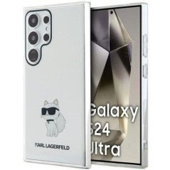 KARL LAGERFELD case for SAMSUNG S24 Ultra KLHCS24LHNCHTCT (IML NFT CHOUPETTE) transparent