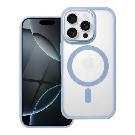 MATTE MAG COVER case compatible with MagSafe for IPHONE 16 Pro blue