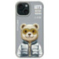NIMMY case COOL&CUTE 2.0 Bear for IPHONE 15 gray NIMMY case COOL&CUTE 2.0 Bear for IPHONE 15 gray