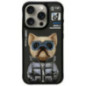 NIMMY case COOL&CUTE 2.0 Dog for IPHONE 15 Pro Max black NIMMY case COOL&CUTE 2.0 Dog for IPHONE 15 Pro Max black