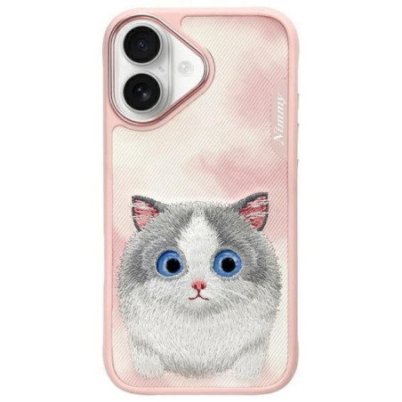 NIMMY case BIG EYED PET 2.0 Cat for IPHONE 16 pink