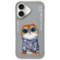 NIMMY case GLASSES COOL CAT for IPHONE 16 gray NIMMY case GLASSES COOL CAT for IPHONE 16 gray