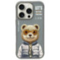 NIMMY case COOL&CUTE 2.0 Bear for IPHONE 16 Pro gray NIMMY case COOL&CUTE 2.0 Bear for IPHONE 16 Pro gray