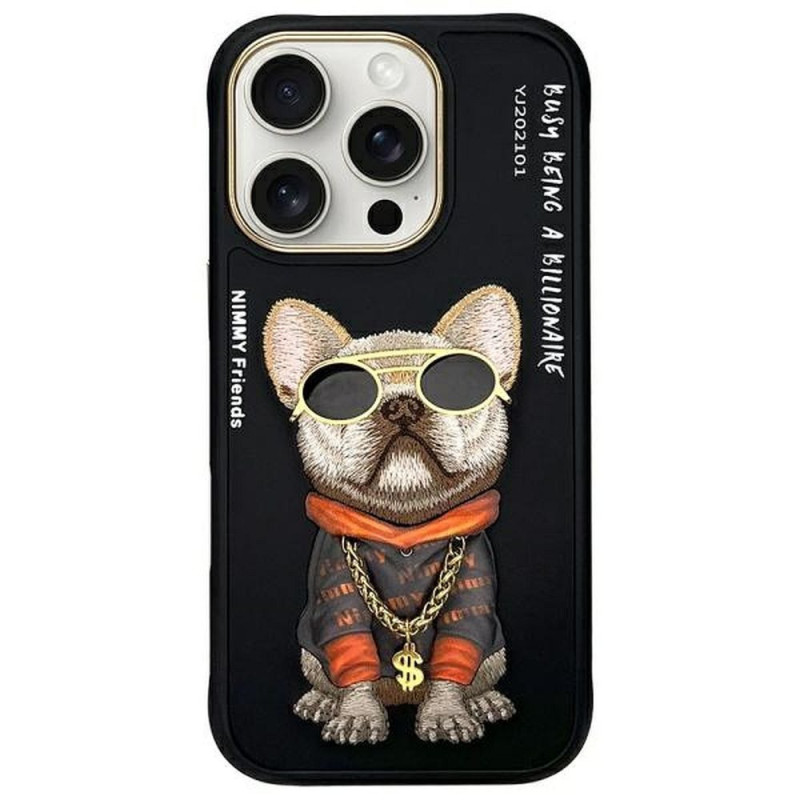 NIMMY case GLASSES COOL DOG for IPHONE 16 Pro Max black NIMMY case GLASSES COOL DOG for IPHONE 16 Pro Max black