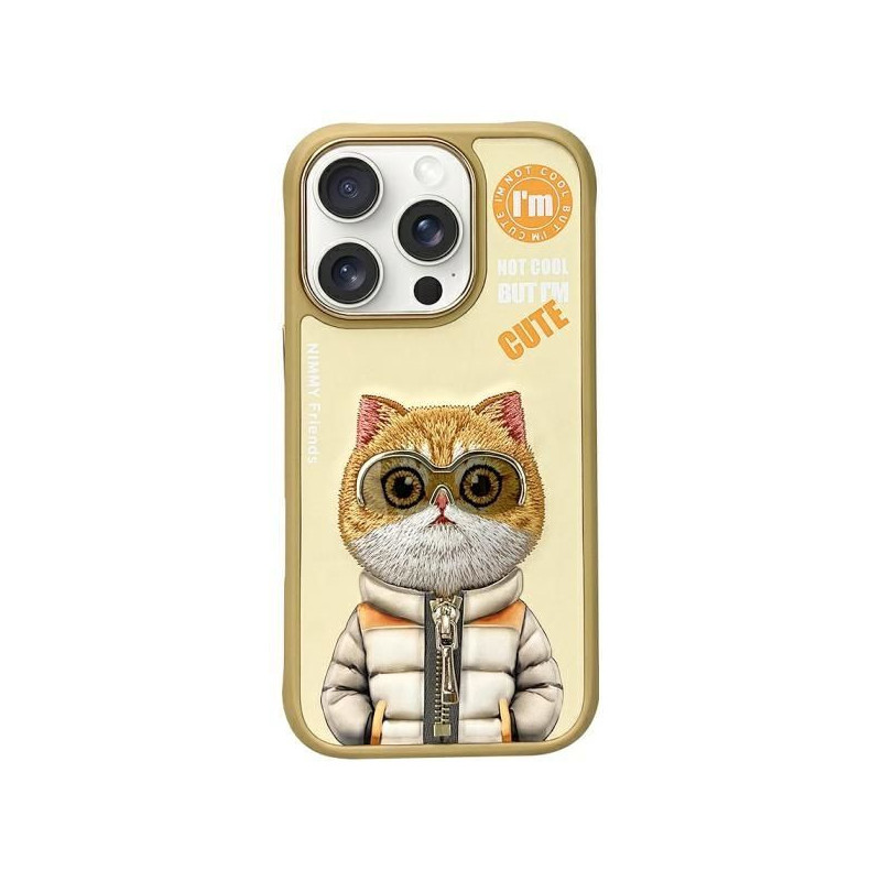 NIMMY case COOL&CUTE 2.0 Cat for IPHONE 16 Pro Max khaki NIMMY case COOL&CUTE 2.0 Cat for IPHONE 16 Pro Max khaki