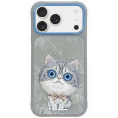 NIMMY case BIG EYED PET 2.0 Cat for IPHONE 17 Pro Max gray