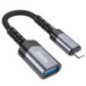 Adapter Lightning to USB A Hoco UA24 black Adapter Lightning to USB A Hoco UA24 black