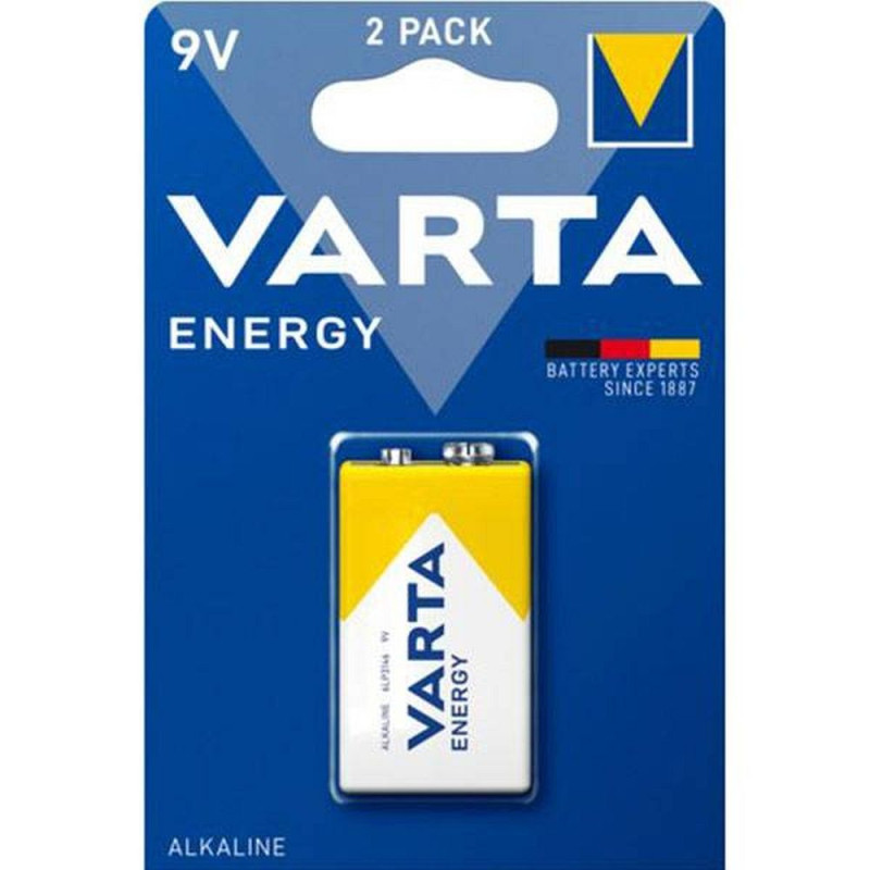 VARTA alkaline battery 9V (Type 6LR61) Energy 1 pcs VARTA alkaline battery 9V (Type 6LR61) Energy 1 pcs