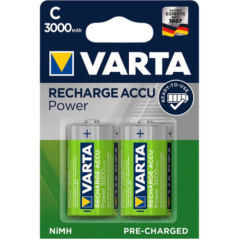 VARTA rechargeable battery R14 (Type C) 3000mAh Accu Power 2 pcs