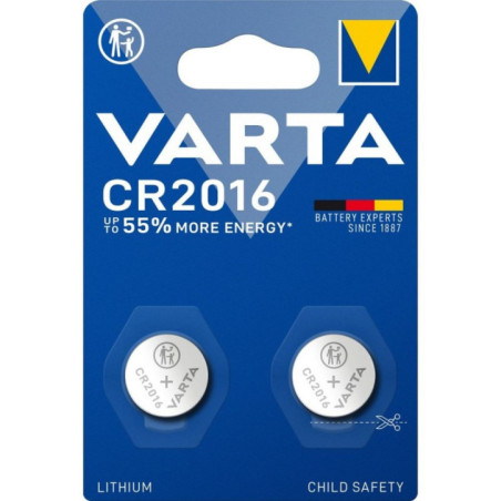 VARTA lithium battery CR2016 3V 2 pcs