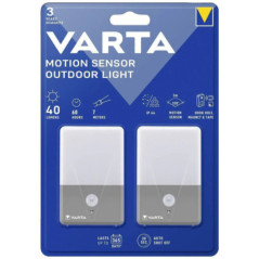 VARTA motion sensor outdoor light 16634 2 pcs