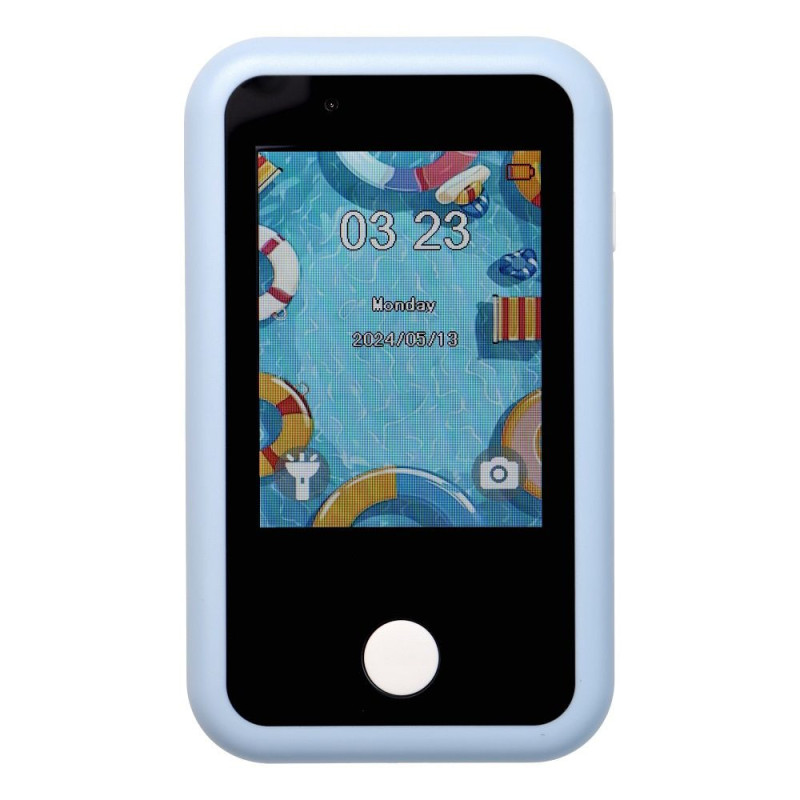 Game console for kids with touch screen 2,8" KDC-0027A blue Game console for kids with touch screen 2,8" KDC-0027A blue