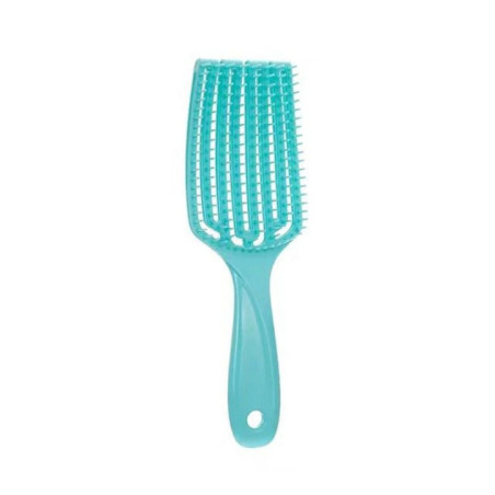 Anti-static hairbrush blue