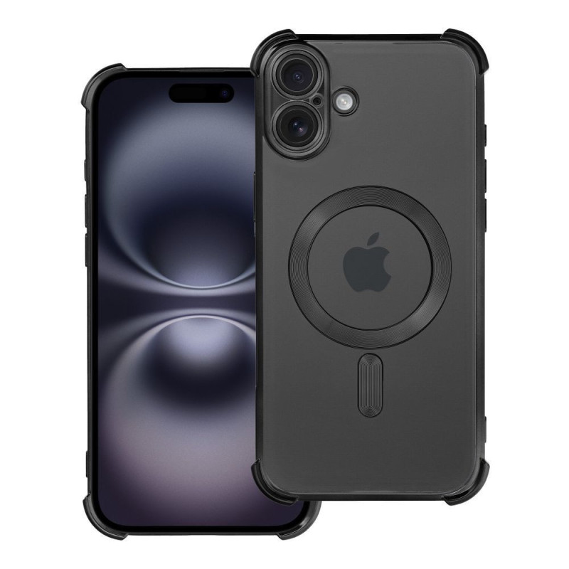Case ANTISHOCK ELECTRO for IPHONE 16 Plus compatible with MagSafe black Case ANTISHOCK ELECTRO for IPHONE 16 Plus compatible with MagSafe black