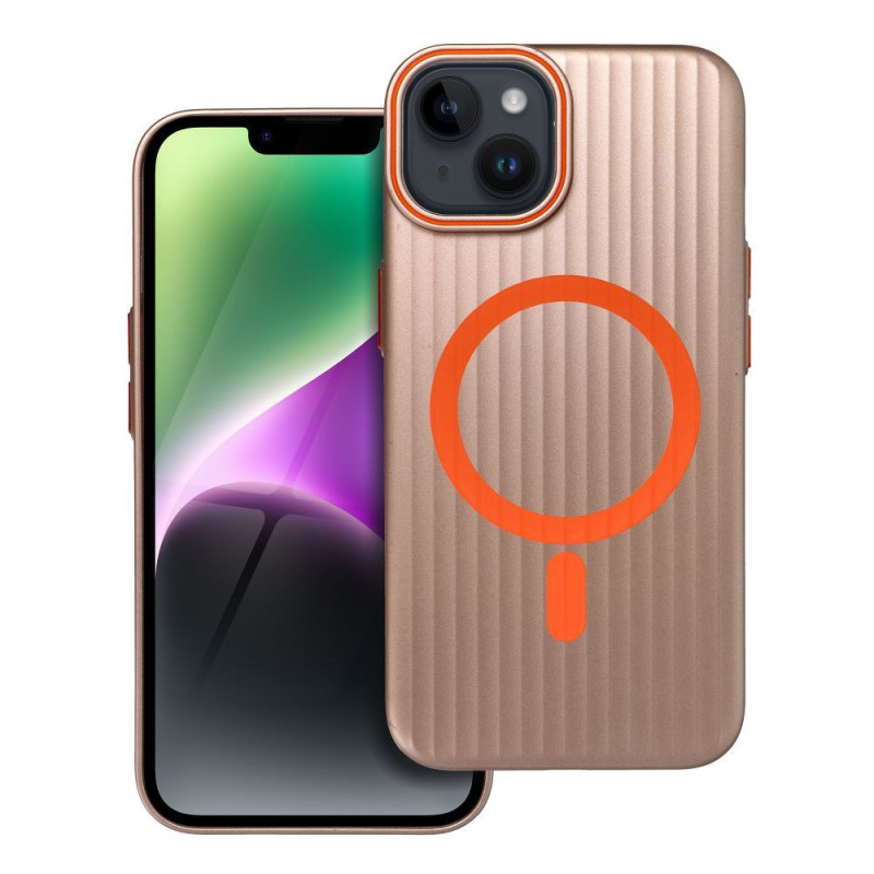 Case SIMPLY compatible with MagSafe for IPHONE 14 titanium desert