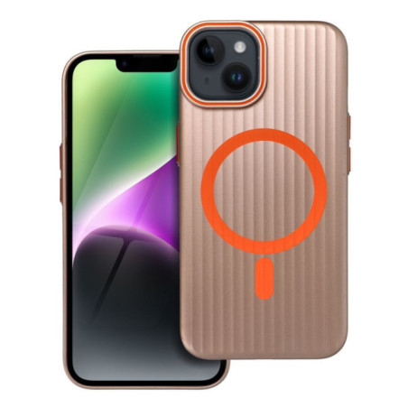 Case SIMPLY compatible with MagSafe for IPHONE 14 titanium desert