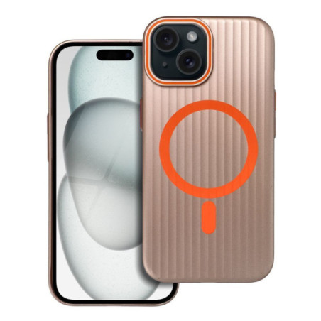 Case SIMPLY compatible with MagSafe for IPHONE 15 titanium desert