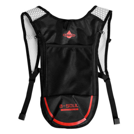 Outdoor cycling backpack red