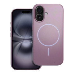 Premium Glossy Mag Cover compatible with MagSafe and Camera Control button for IPHONE 16 purple