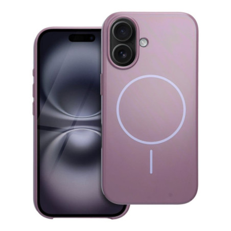 Premium Glossy Mag Cover compatible with MagSafe and Camera Control button for IPHONE 16 purple