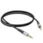 Cable AUX Jack 3,5 mm to Jack 3,5 mm Hoco 1 m UPA22 black