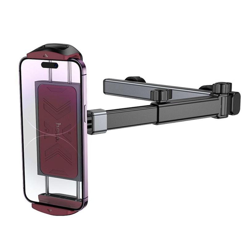 HOCO telescopic car holder for headrest (4,5" - 13") H69 black and red