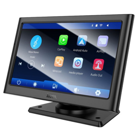Portable wireless car screen Hoco 7" HU2 black