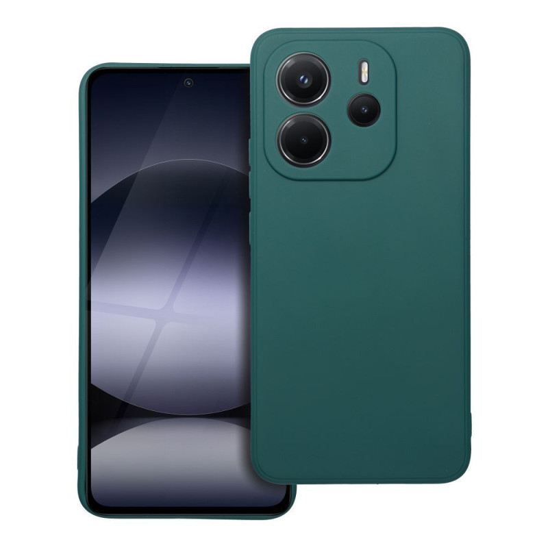 MATT case for XIAOMI Redmi Note 14 4G (GLOBAL - 164,84mm x 78,15mm x 8,16mm) dark green