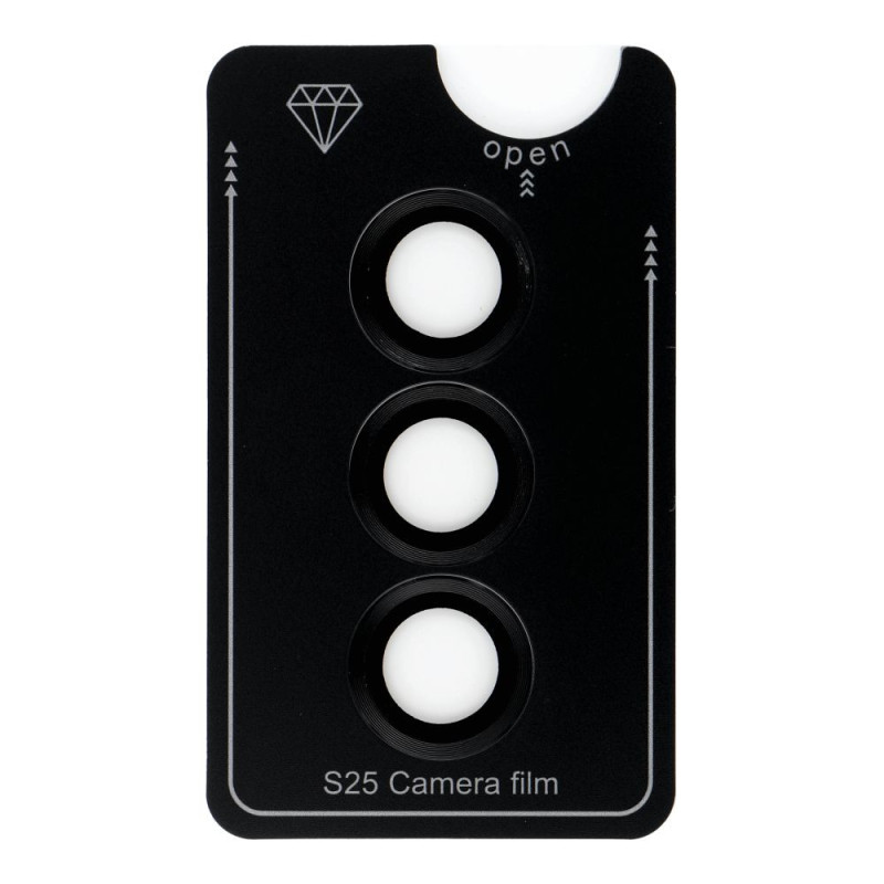 Camera PROTECTOR 9H for SAMSUNG S25 balck