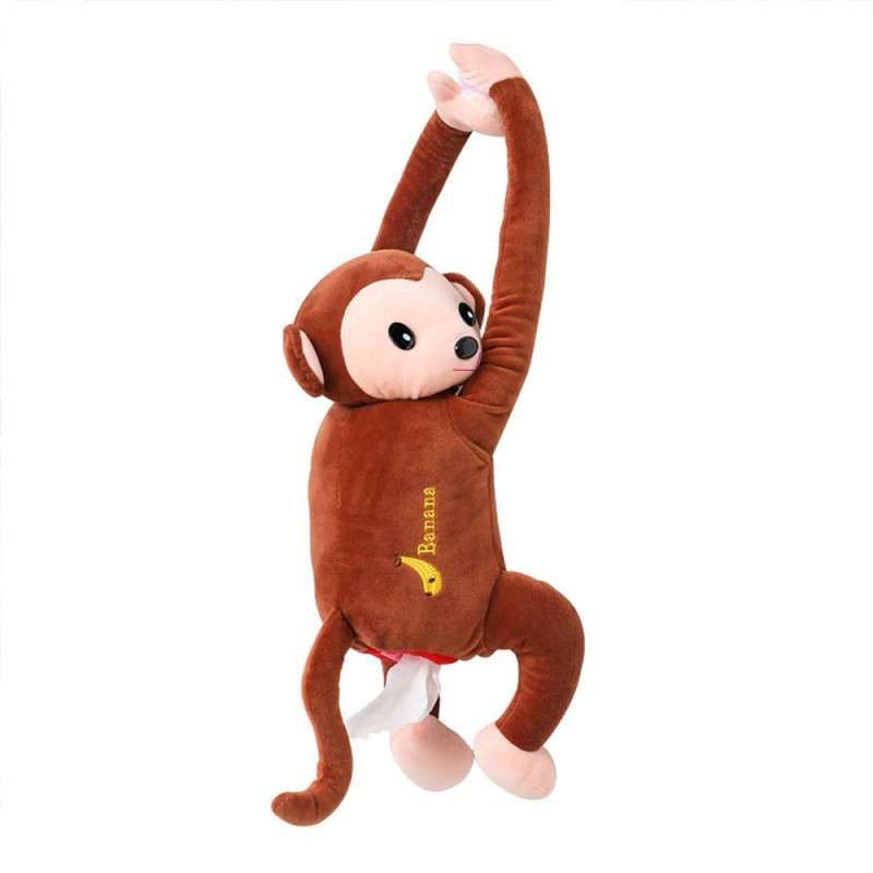 Monkey hanging model tissue box coffee