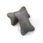 Car headrest pillow grey