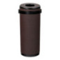 Tube-shaped tissue dispenser brown