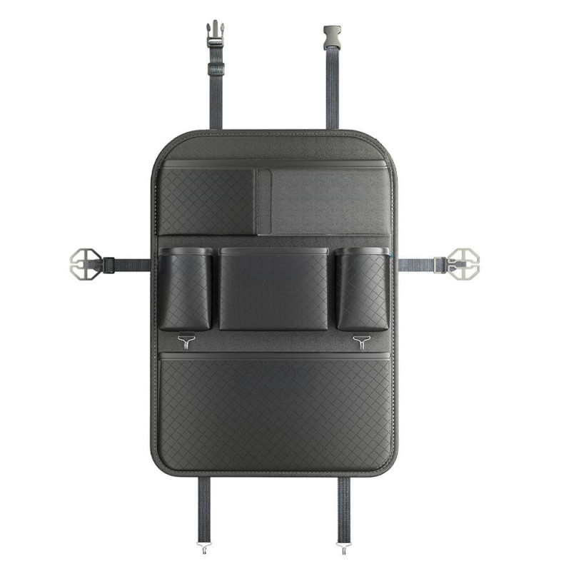 Car organizer for front seats with compartments NAPPA black Car organizer for front seats with compartments NAPPA black