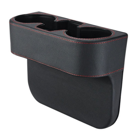 Cup holder between seats black