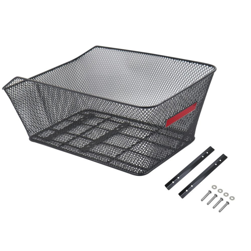 Rear bicycle basket FSBKT-105 black Rear bicycle basket FSBKT-105 black